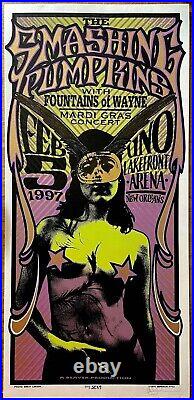 Smashing Pumpkins Mint/Signed Concert Poster By Mark Arminski New Orleans 1997