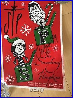 Smashing Pumpkins Original Metro Concert Poster 1999 Signed by Billy Corgan