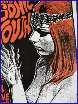 Sonic Youth Concert Poster 1987-austin Texas-frank Kozik