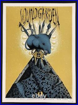 Soundgarden Concert Poster 18x24 1/23/13 Hammerstein New York Neal Williams LE