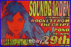 Soundgarden Concert Poster 1996 Kozik Mesa