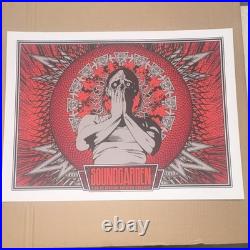 Soundgarden Concert Poster Riviera Theater Chicago Jan 29, 2013 Signed 31/170