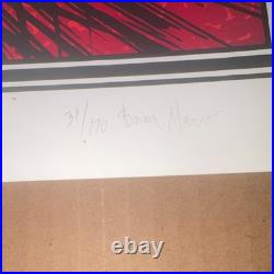 Soundgarden Concert Poster Riviera Theater Chicago Jan 29, 2013 Signed 31/170