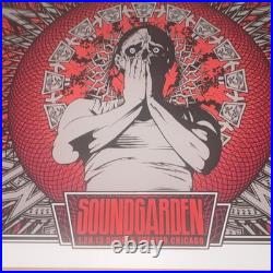 Soundgarden Concert Poster Riviera Theater Chicago Jan 29, 2013 Signed 31/170