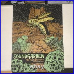 Soundgarden Concert Poster The Fillmore Detroit Jan 27, 2013