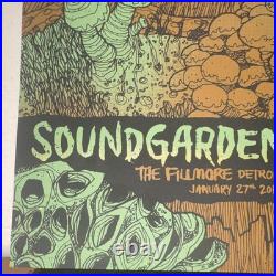 Soundgarden Concert Poster The Fillmore Detroit Jan 27, 2013