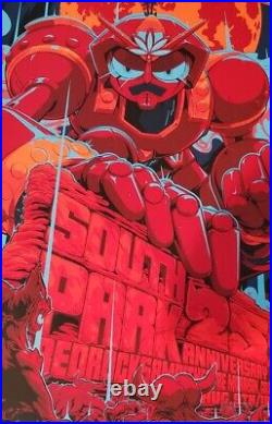 South Park 25 Concert Glow In The Dark Nemo Randy Poster Red Rocks Ween Primus
