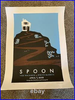 Spoon Concert Posters, 2007-2008, Collection of 3 by Strawberry Luna originals