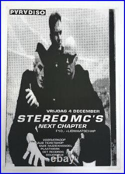 Stereo Mc'S Original Concert Poster Very Rare Paradiso-Poster
