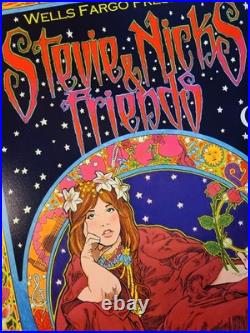 Stevie Nicks Original Concert Art Print Poster Uncut Sheet Signed Bob Masse