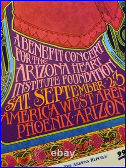 Stevie Nicks Original Concert Art Print Poster Uncut Sheet Signed Bob Masse