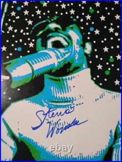 Stevie Wonder Signed Concert Poster Original 2008 Coa Included See All Photos