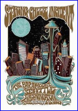 String Cheese Incident Sci Seattle 2003 Concert Poster Original