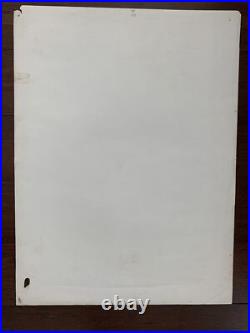 Sunset Auditorium Black Arm Band 1968 Bill Graham Era Original Concert Poster