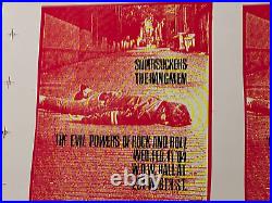 Supersuckers Hangmen WOW Hall Eugene Oregon Original Concert Poster Art Chantry