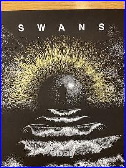 Swans Concert Poster. Fribourg, Switzerland 10/21/2017. Limited Edition