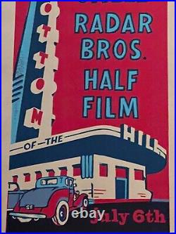 Swell Radar Bros Half Film Bottom of the Hill SF 2 Original Concert Poster Proof