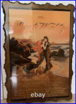 THE BAND Dylan Van Clapton Joni RINGO Muddy Waters LAST WALTZ CONCERT POSTER'76