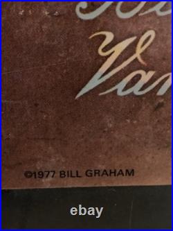 THE BAND Dylan Van Clapton Joni RINGO Muddy Waters LAST WALTZ CONCERT POSTER'76