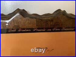 THE BAND Dylan Van Clapton Joni RINGO Muddy Waters LAST WALTZ CONCERT POSTER'76