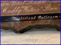 THE BAND Dylan Van Clapton Joni RINGO Muddy Waters LAST WALTZ CONCERT POSTER'76 THE BAND Dylan Van Clapton Joni RINGO Muddy Waters LAST WALTZ CONCERT POSTER'76