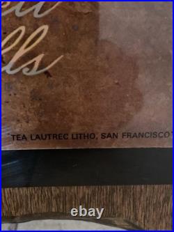 THE BAND Dylan Van Clapton Joni RINGO Muddy Waters LAST WALTZ CONCERT POSTER'76