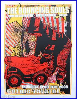 THE BOUNCING SOULS Original 2008 Concert Poster S/N Limited Edition