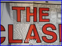 THE CLASH Out Of Control ORIGINAL GIANT SIZE French Concert Poster 1984 RARE