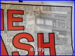 THE CLASH Out Of Control ORIGINAL GIANT SIZE French Concert Poster 1984 RARE