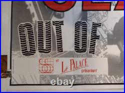 THE CLASH Out Of Control ORIGINAL GIANT SIZE French Concert Poster 1984 RARE