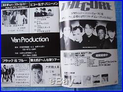 THE CURE 1984 JAPAN TOUR BOOK WithPOSTER Robert Smith CONCERT PROGRAMME EX