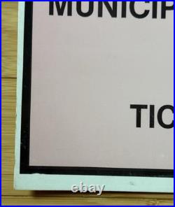 THE KNACK 1979 Concert Poster AUSTIN MUNICIPAL AUDITORIUM Austin TX 1979 DAZE