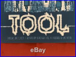 TOOL 2007 Atlantic City Concert Print Poster S/N by Todd Slater