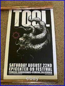 TOOL Band Concert Poster 2009 Adam Jones Art Pomona CA 156/500