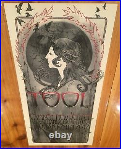 TOOL Band Concert Tour Poster 2012 Korin Faught Art Camden NJ Adam Jones 446/500