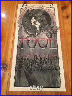 TOOL Band Concert Tour Poster 2012 Korin Faught Art Camden NJ Adam Jones 446/500