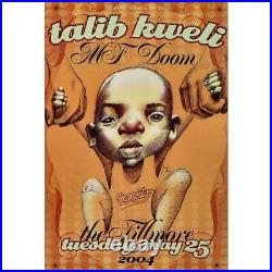 Talib Kweli Vintage Concert Poster from 2004