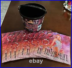 Taylor Swift AMC Eras Tour Concert BIG LOT DEAL Bracelets Posters Popcorn Bucket