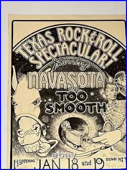 Texas Rock Spectacular Austin Texas Armadillo Venue Original 1974 Concert Poster