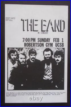 The Band-original Concert Handbill Sunday Feb 1 1970 U. C. Santa Barbara