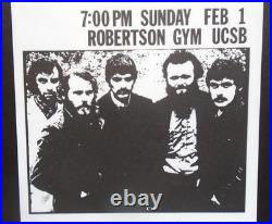 The Band-original Concert Handbill Sunday Feb 1 1970 U. C. Santa Barbara