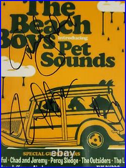 The Beach Boys Signed Autographed 8x10 Photo of Concert Poster with VS COA