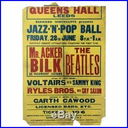 The Beatles 1963 Queens Hall Leeds Concert Poster (UK)
