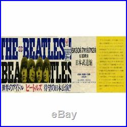 The Beatles 1966 Tokyo Budokan Hall Concert Banner Flyer/Poster (Japan)