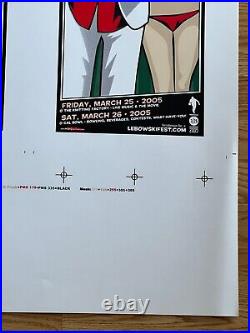 The Big Lebowski Fest Los Angeles 2005 Original 2 Concert Poster Proof Uncut