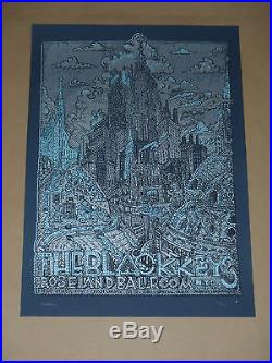 The Black Keys David Welker concert poster print signed Variant NYC New York