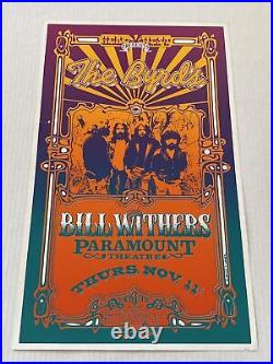 The Byrds Bill Withers Paramount Theatre Original Concert 1971 Poster