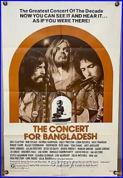 The Concert For Bangladesh Ff Original One Sheet Movie Poster Harrison (1972)