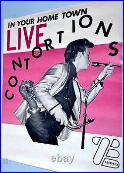 The Contortions Concert Tour Poster 1979 James Chance New Wave unused