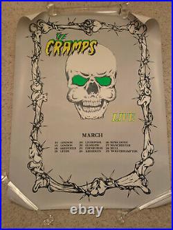 The Cramps Large Concert Poster Live in England KBD